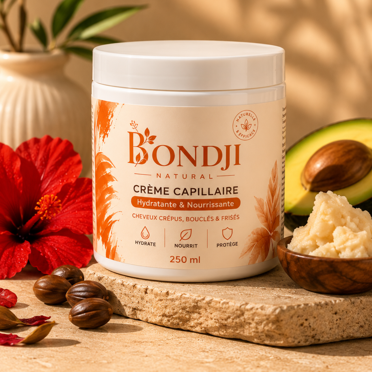 Crème Capillaire Hydratante & Nourrissante